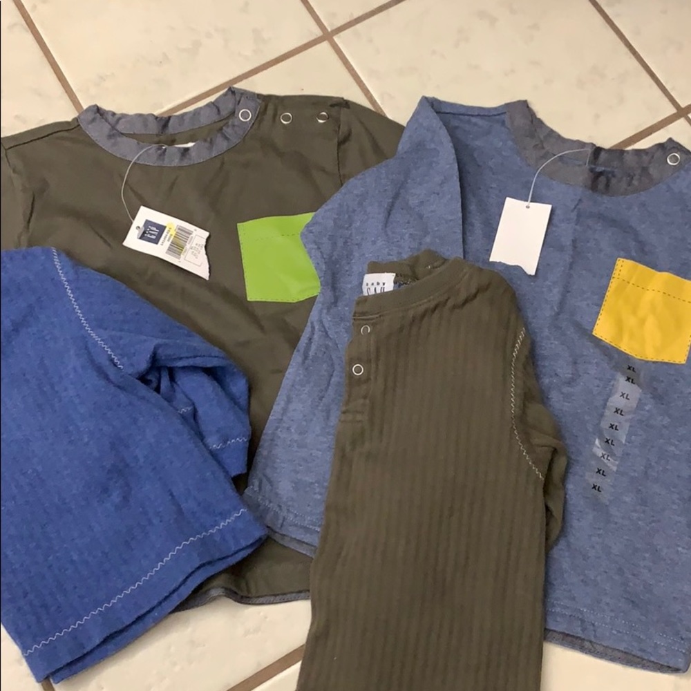 Boys baby gap XL 18-24 long sleeve shirt bundle